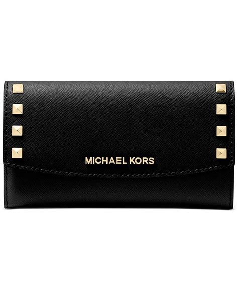 michael michael kors karla large trifold wallet|Michael Kors large trifold wallet.